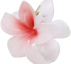 Fermacapelli Fiore di 8 cm bianco e centrale in vari colori