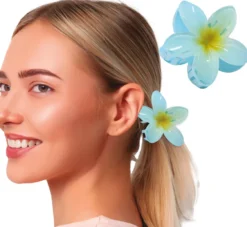 Fermaglio per capelli fiore da 8 cm in vari colori