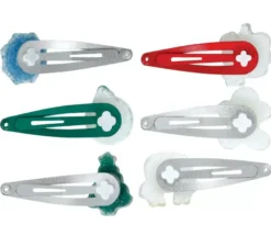 6 fermagli per capelli assortiti