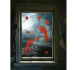 Finestra Elettrostatica Impronte Insanguinate 25x35 cm