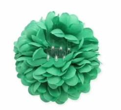 Fiore con fermaglio per capelli in vari colori di 11 cm