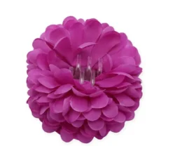 Fiore con fermaglio per capelli in vari colori di 11 cm