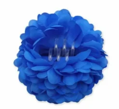 Fiore con fermaglio per capelli in vari colori di 11 cm