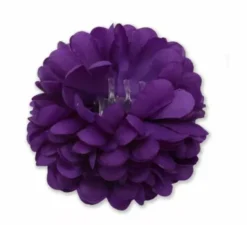 Fiore con fermaglio per capelli in vari colori di 11 cm