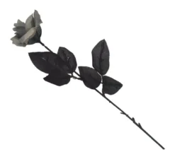 Fiore grigio Tessuto Sposa cadavere 42 cm