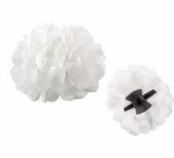 Fiore Sevillana o Chulapa da 8 cm con clip in vari colori