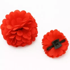 Fiore Sevillana o Chulapa da 8 cm con clip in vari colori