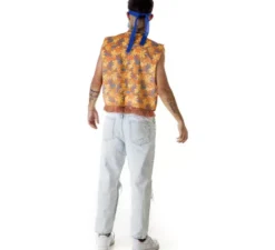 Fiori Hippie Kit per uomo: gilet e fascia
