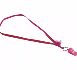 Fischietto rosa con nastro