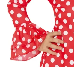 flamenco costume per le ragazze rosso a pois