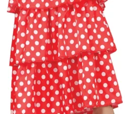 Flamenco Red Womens pois
