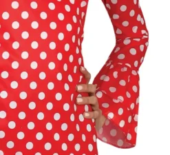 Flamenco Red Womens pois