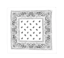 Foulard con motivo Paisley da 54x54 cm in diversi colori