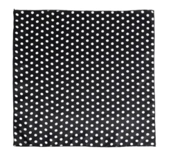 Foulard con pois bianchi da 50x50 cm in diversi colori