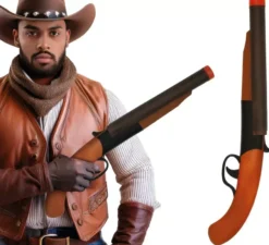 Fucile da caccia a rinculo da cowboy in plastica da 50 cm