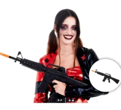 Fucile giocattolo nero lungo 66 cm