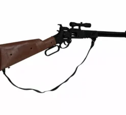Fucile marrone con cannocchiale da 64 cm