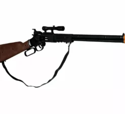 Fucile marrone con cannocchiale da 64 cm
