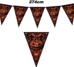 Gagliardetto di zucca gotico di carta