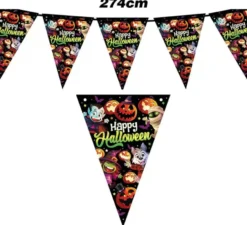 Gagliardetto in carta Piccoli Mostri 300 cm 20x30 cm