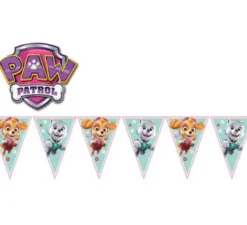 Gagliardetto in plastica Paw Patrol Skye ed Everest da 2,3 m