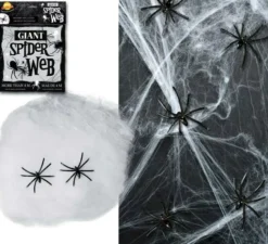 500 g di spider web bag con 4 spider da decorare