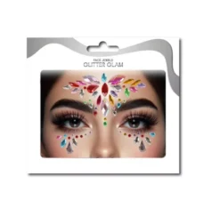 Gemme facciali con diamanti multicolori