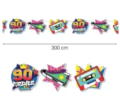 Ghirlanda anni '90 da 300 cm