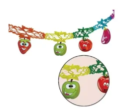Ghirlanda con frutti di fantasia 14 cm x 2 m