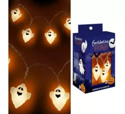 Ghirlanda di 10 fantasmi, illuminazione LED da 150 cm