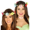 Ghirlanda di fiori multicolore e leggera