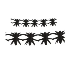 Ghirlanda di ragno nero di Halloween da 3 m