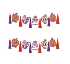 Ghirlanda di zucca anime e fantasmi da 2 m