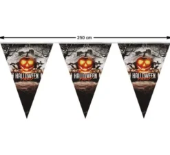 Ghirlanda di zucca di Halloween da 250 cm