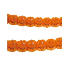 Ghirlanda di zucca scura 3 m