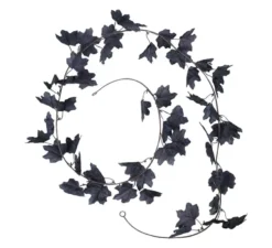 Ghirlanda nera lascia 180 cm