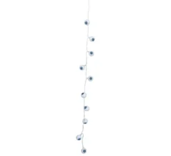 Ghirlanda Occhi Scheletrici 10 LED da 130 cm