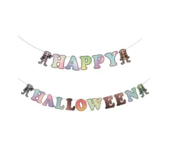 Ghirlanda olografica Happy Halloween da 3 m