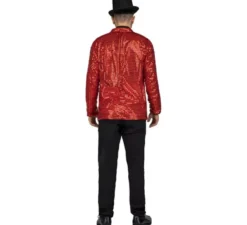 Giacca con papillon rosso per uomo
