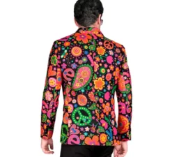 Giacca Fiesta Peace Hippie multicolore da uomo