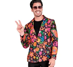 Giacca Fiesta Peace Hippie multicolore da uomo