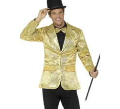 Giacca in oro con paillettes per uomo