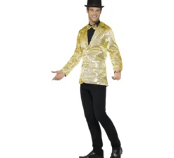 Giacca in oro con paillettes per uomo