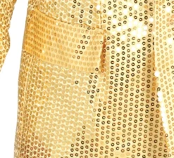 Giacca in paillettes oro per uomo