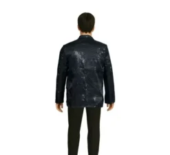 Giacca nera con paillettes