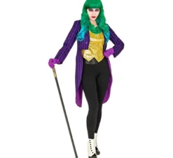 Giacca o costume da clown ridente da donna