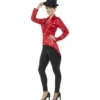 Giacca rossa con paillettes per donna