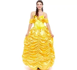 giallo da principessa delle fiabe per donna