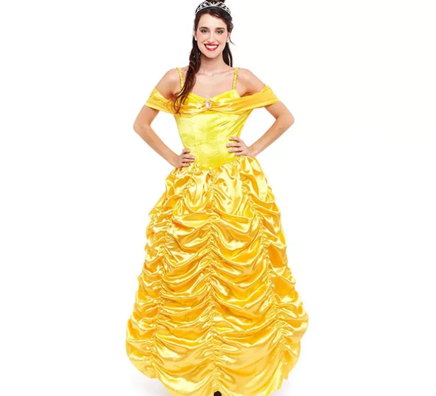 giallo da principessa delle fiabe per donna