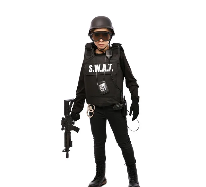 Gilet da agente swat per un ragazzo